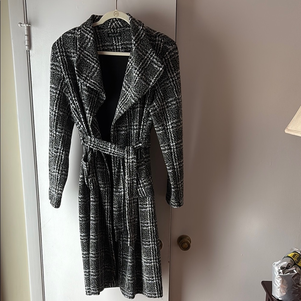 Stella Luce Monochrome Textured Coat
